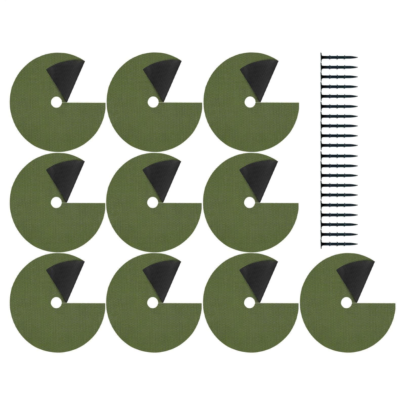 Barrière pour racines de pelouse et aménagement paysager avec anneaux pour arbre et jardin