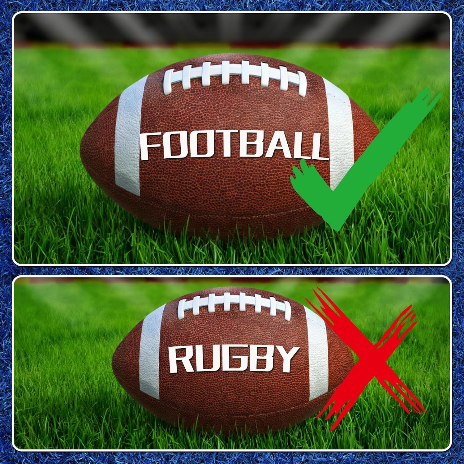 YEOCU Football Birthday Decor, No DIY, Happy Birthday Banner image 4