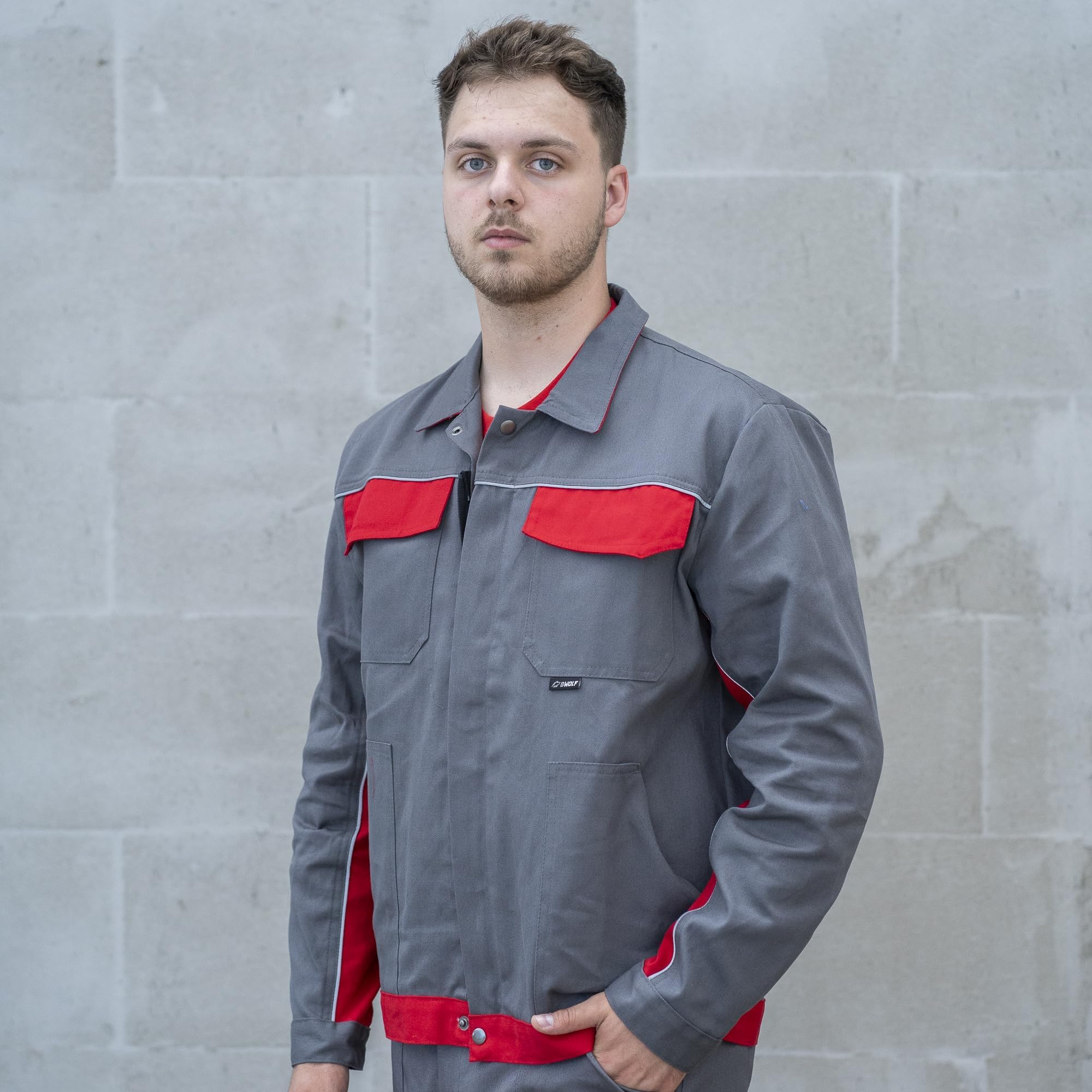 BWOLF Veste de travail ARES 100 % coton - Pour homme