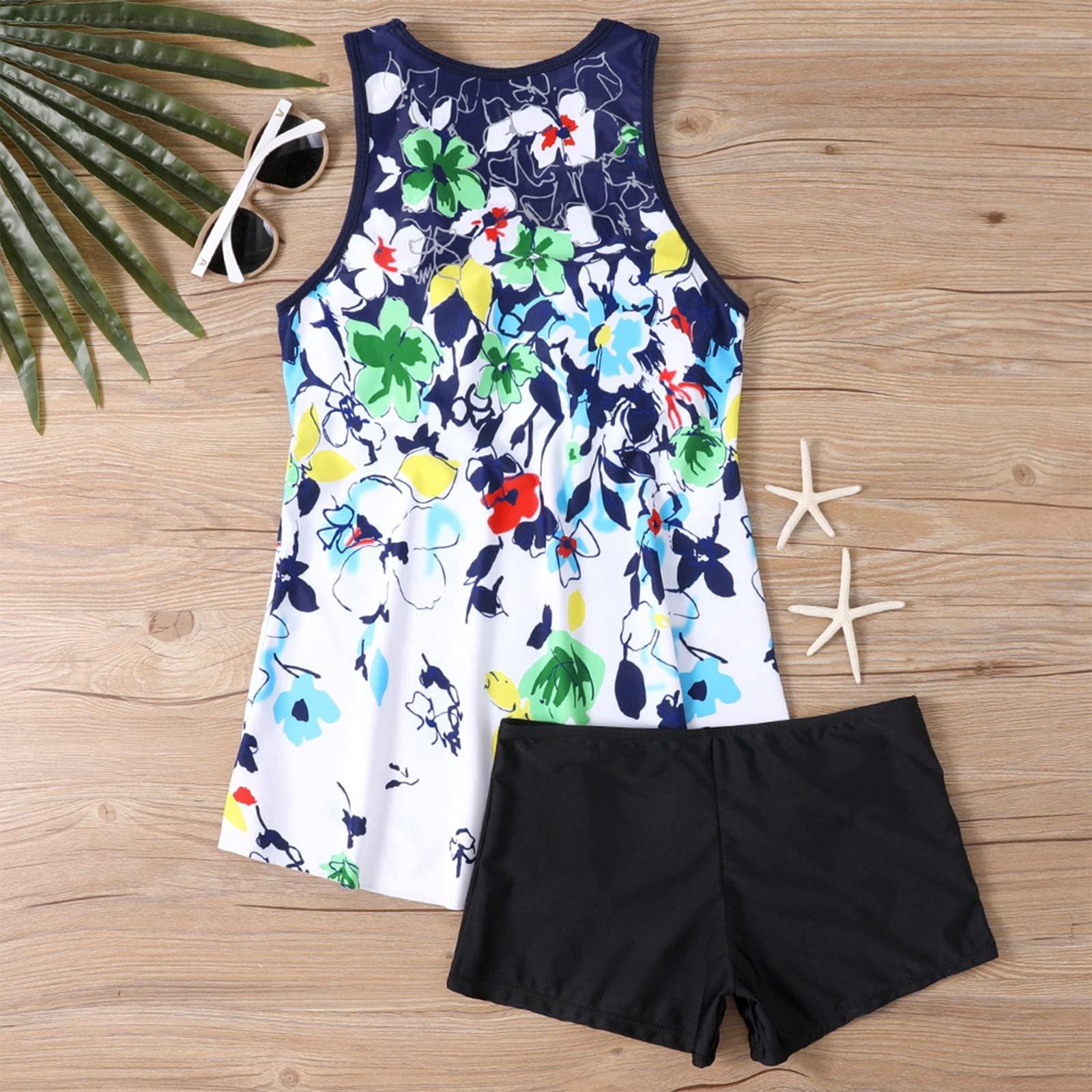 uxxnjfg Tankinis Mujer 2025 Tallas Grandes Bañadores Reductores Verano Deportivo Sexy Swimwear Trikinis Playa Natacion Beachwear