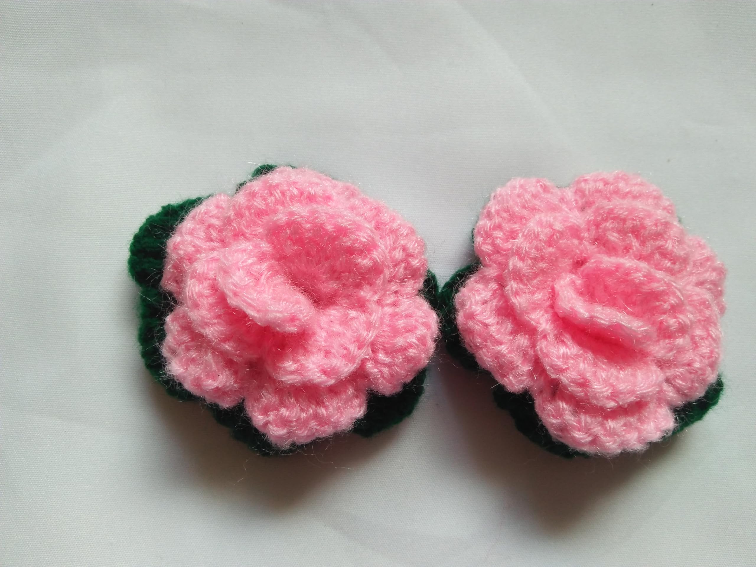 Crochet Flower | Rose Handmade Crochet Flower Multicolor | Size -4.5cm | Combo of 10| Handmade by Zealza (Multicolor 2) 1