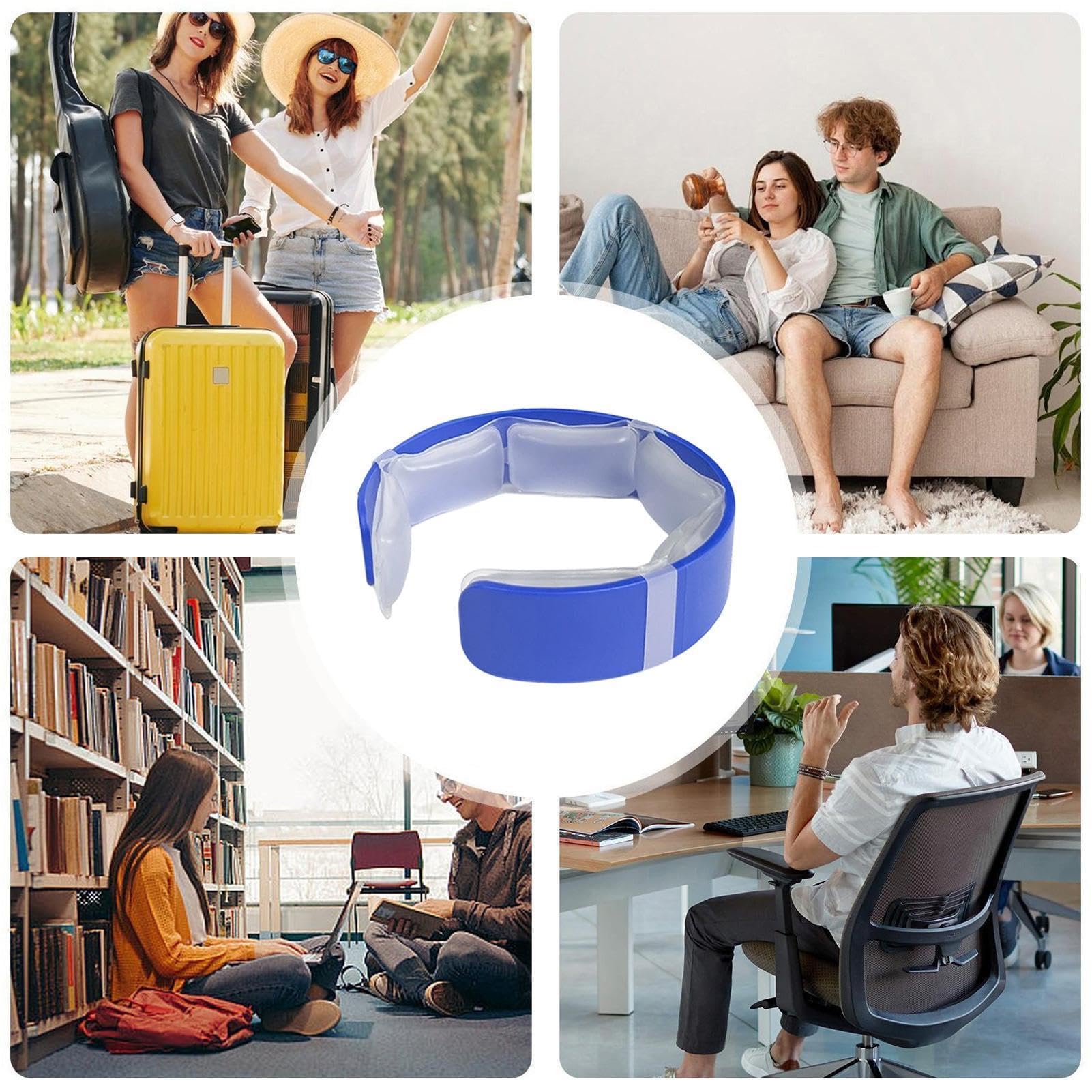 Nackenkühlungsschlauch Tragbares Kühlpack | Kalter Nackenring Für Wanderungen, Pendeln, Camping, Outdoor-Arbeit, Bürobeschäftigung, Studium, Autofahren, Heißes Wetter,