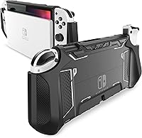 Vista 1 de Mumba Funda acoplable para Nintendo Switch OLED 2021 serie Blade TPU Grip funda protectora accesorios compatibles con Nintendo Switch OLED de 7