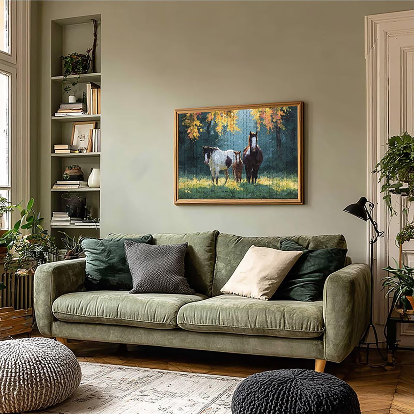 Animal Puzzle Madera 3000 Piezas, Caballo Puzzle Adultos con Caja 122x81cm, Rompecabezas Desafiante, para Hombres Mujeres Adolescente, Juegos de Rompecabezas Creativos, Decoracion Hogar Regalo, G-1166