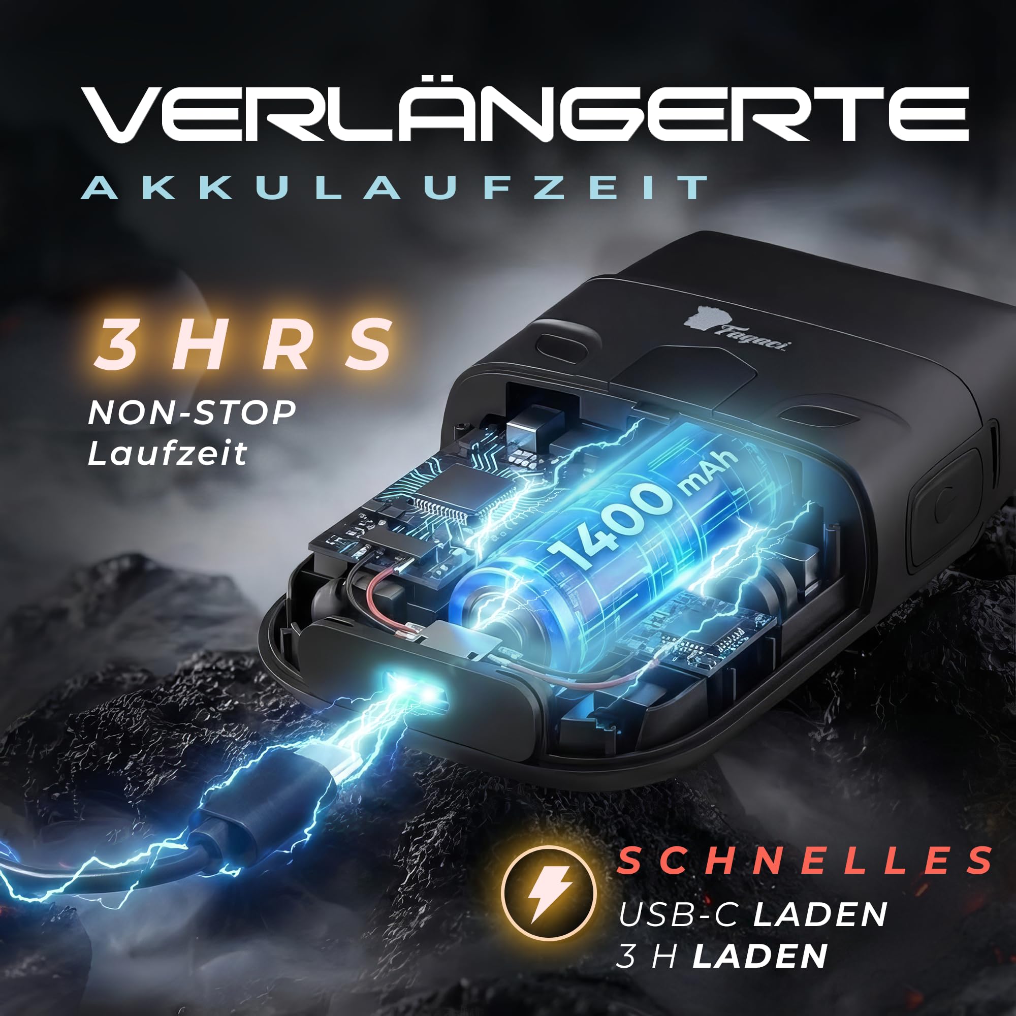 Fagaci Rasierer Herren Elektrisch, Folienrasierer 8500 RPM, Ohne Reizung
