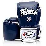 Fairtex BGV1 Muay Thai Boxing Training Sparring Gloves for Men, Women, Kids| Premium Quality, Light Weight & Shock Absorbent 16 oz Boxing Gloves -Blue/Black/White