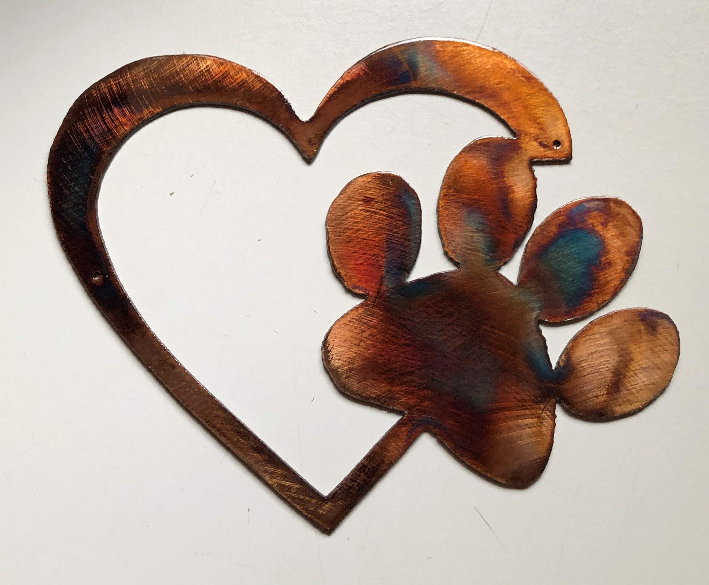 Heart for My Pet Copper Bronzed Home Wall Decor 6
