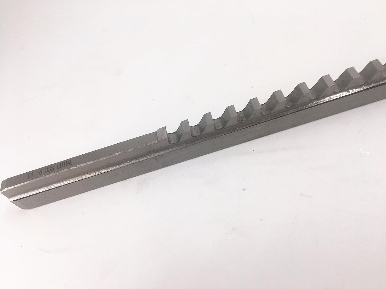 HSS 6mm C1 Push-Type Keyway Broach Metric Size HSS Keyway + Shim Cutting Tool for CNC Router Metalworking