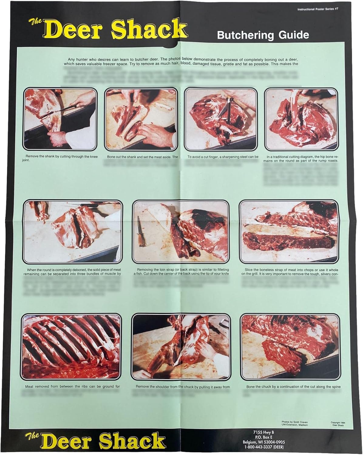 Hunting Information Posters Pack of All 7