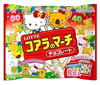 LOTTEコアラのマーチ　マスコットホルダー　ミニポーチ　キティ ハローキティたちとマーチくんの限定デザインギフト！サンリオ
