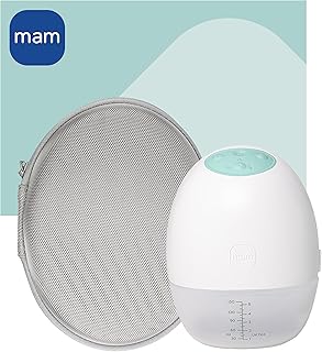 MAM Move Milchpumpe | 50-Jahre MAM Jubiläum Set inkl. kostenlosem Travel Case | Handsfree ohne Schläuche oder Kabel | schlankes Design passt in jeden BH | 3 Modi für diskretes und effizientes Abpumpen