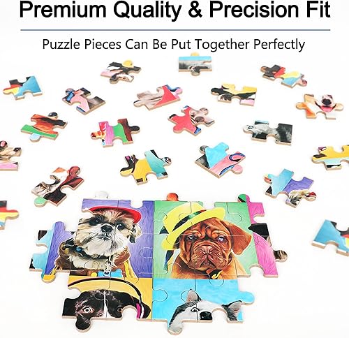 Miniatura 116 de LELEMON Rompecabezas para niños de 4 a 8 años, rompecabezas de 100 piezas para niños, rompecabezas educativos para niños en una caja de metal