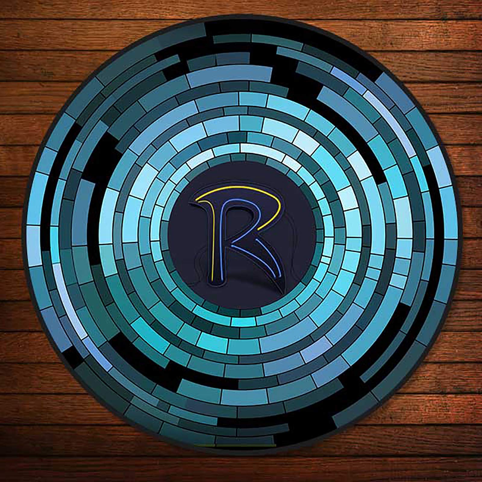 Drum Mat,Round Drum Rug,Soundproof Non-Slip And Shock Absorption Drum Carpet,For Electronic Drums Bass Drum Snare And Drums Kits - 1.2 Meters In Diameter