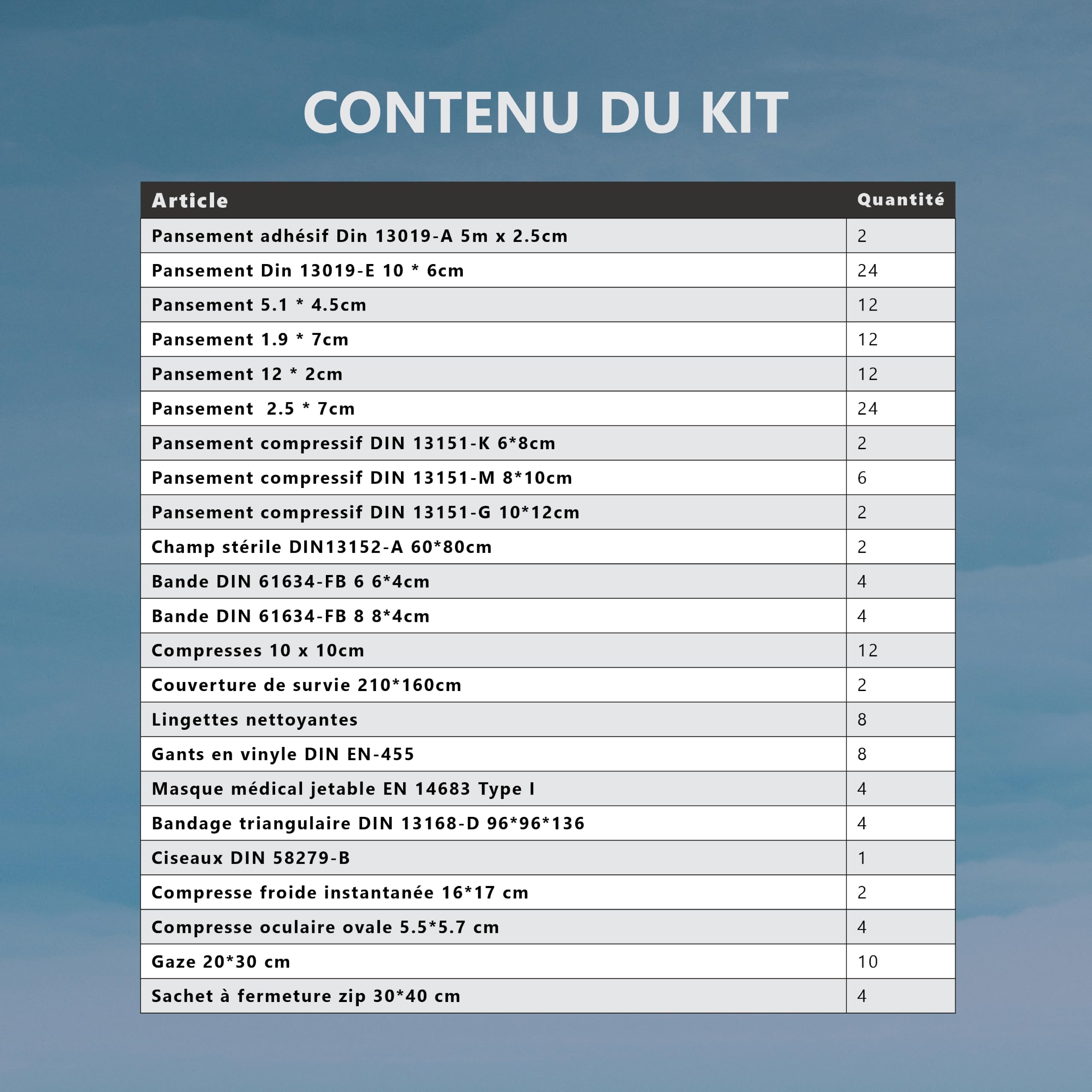 Elro EHBO5000 – Kit de Premiers Secours A Large – 165 pièces – Certifié EN13169 – Pour Bureaux, Associations et Maison – 50+ personnes – Avec Valise Rigide et Support Mural