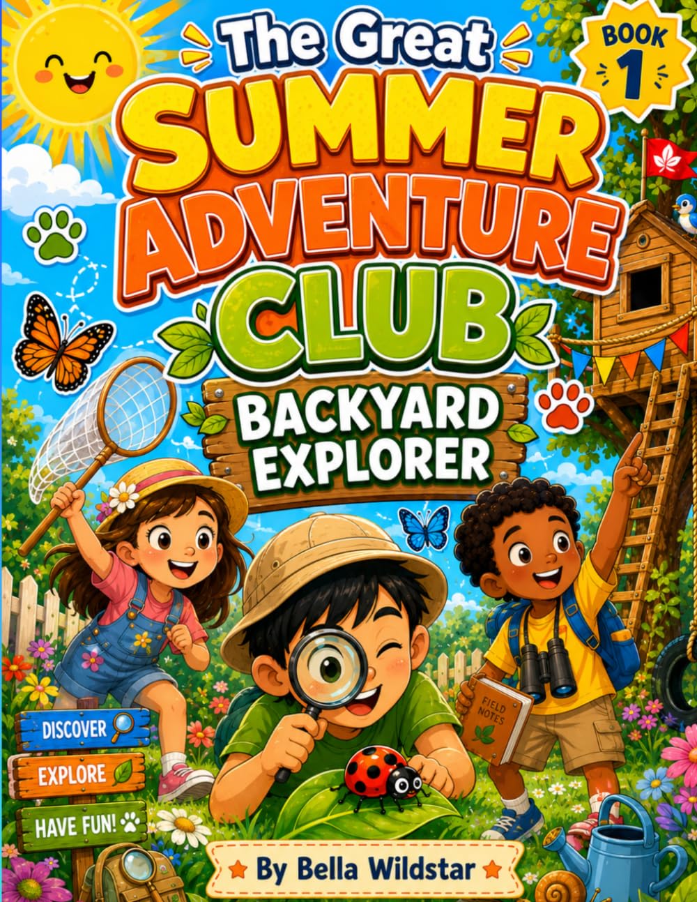 The Great Summer Adventure Club: Backyard Explorer: Fun Nature Activities, Scavenger Hunts, Puzzles, Coloring Pages, and Outdoor Learning Adventures for Kids Ages 4–10