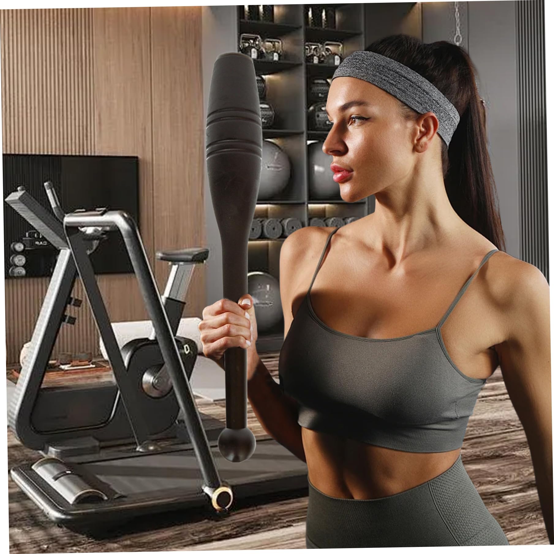 Club indiani, 2 pezzi Club indiano da 1 libbre impermeabile Macebell Allenamento riutilizzabile MACE ponderato Club per l'allenatore della forza di presa, Mazza in plastica per la palestra, fitness