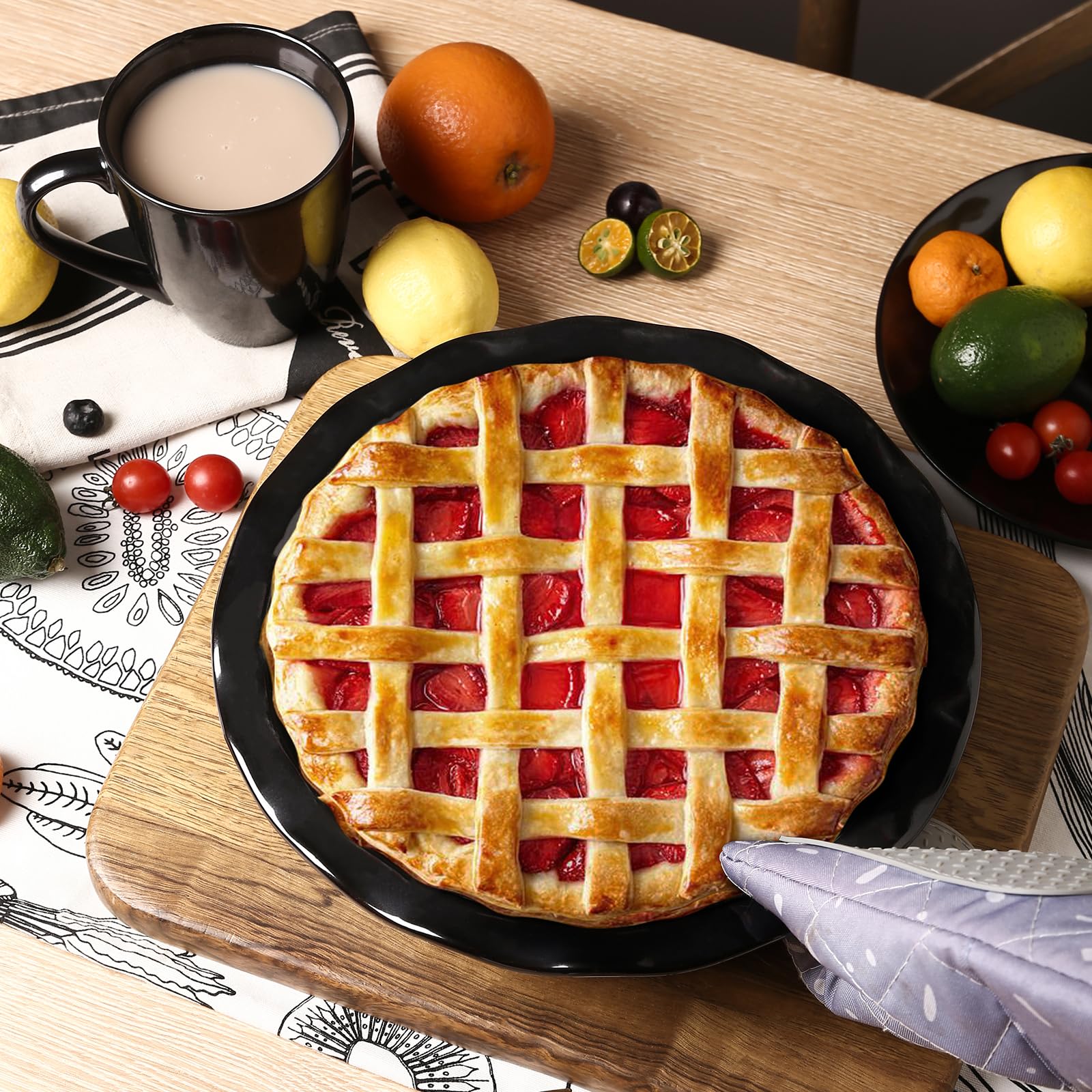 Petits Plats à Tarte Lot De 6 Moules à Tarte Céramique Vicrays 14cm - Bols Profonds Micro-ondes - Pour Desserts Individuels Porcelaine Qualité Alimentaire Petits Plats à Tarte Lot De 6 Moules à Tarte Céramique Vicrays 14cm - Bols Profonds Micro-ondes - Pour Desserts Individuels Porcelaine Qualité Alimentaire