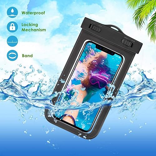Miniatura 3 de Funda impermeable bajo el agua compatible con Motorola Moto Z4, bolsa flotante cubierta táctil IPX8 bolsa transparente para Moto Z4 modelo de