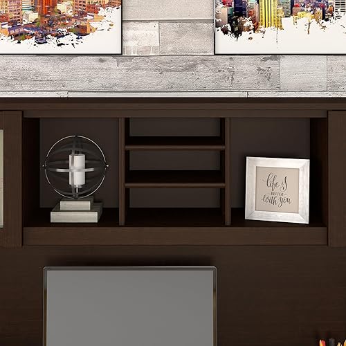 Miniatura 6 de Bush Home Somerset - Escritorio en forma de L con gabinete y archivador (72 W, 3 posiciones, color cereza moca)