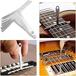 72 PCS Guitar Repair Tool Kit, Professional Guitar Repair Maintenance Kit Including Guitar Strings, Plectrums, Bridge, Guitar Code For Acoustic Electric Guitar Bass Ukulele