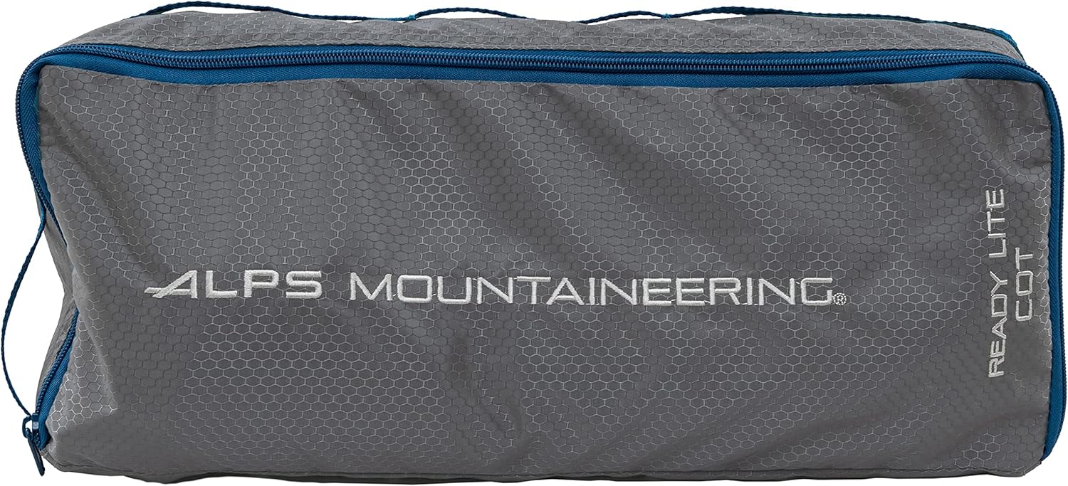 ALPS Mountaineering Ready Lite Camping cot, One Size, Charcoal/Blue : Everything Else