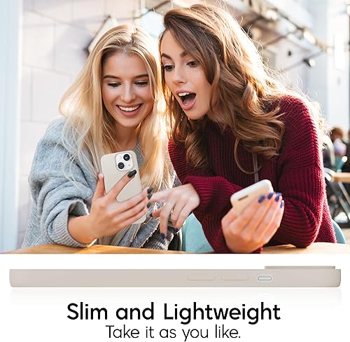 Miniatura 7 de IceSword Funda para iPhone 13 Stone de 6.1 pulgadas (2021), funda delgada de silicona líquida, a prueba de golpes, forro de microfibra suave