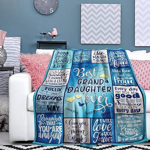 Miniatura 2 de CustomART Regalos para hija de mamá papá, manta para el día de la madre, regalo para hija, el mejor regalo de cumpleaños para hija, ideas de regalos