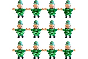 12Pcs St Patrick's Day Mini Leprechaun Toys: Pinch of Luck for Your Irish Festivities