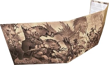 DM Screen for 5th Edition Dry-Erase with Built in hit Point Tracker, Essential 5e Rules Reference, Amazing Illustration