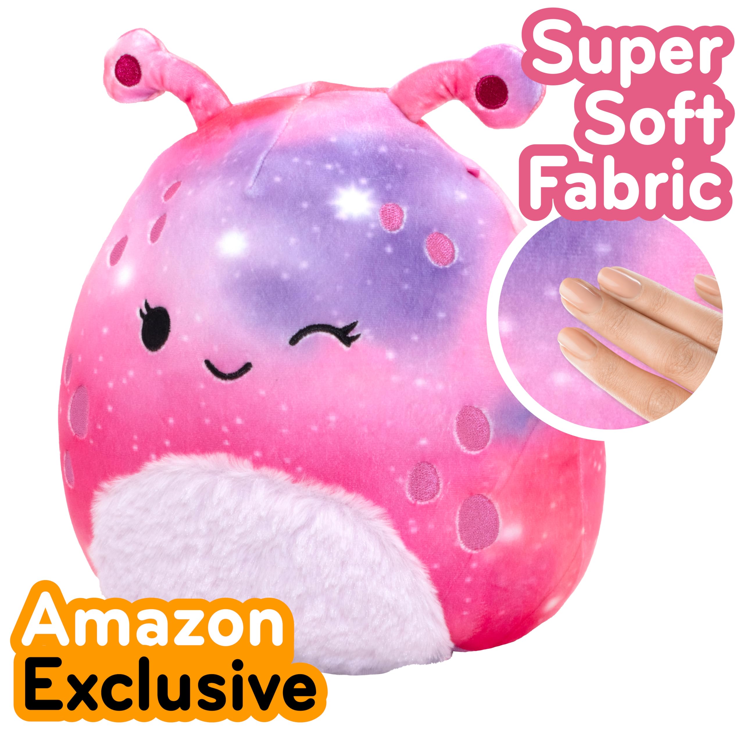 Squishmallows Original 10-Inch Loraly The Rainbow Alien - Official Jazwares Easter Plush - Collectible Soft Squishy Alien Stuffed Animal Toy - Gift for Kids, Girls & Boys