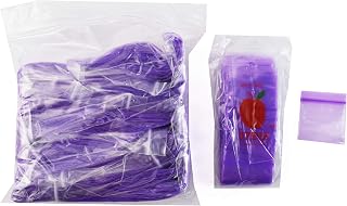 17515 Original Mini Plastic Bags Reclosable 2.5Mil Purple Bulk