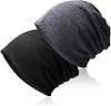 Unisex Slouch Beanie Hat Jersey Beanie Skull Cap Classic Baggy Hat Lightweight and Soft Knitted Cotton Hat Headwear for Men Women
