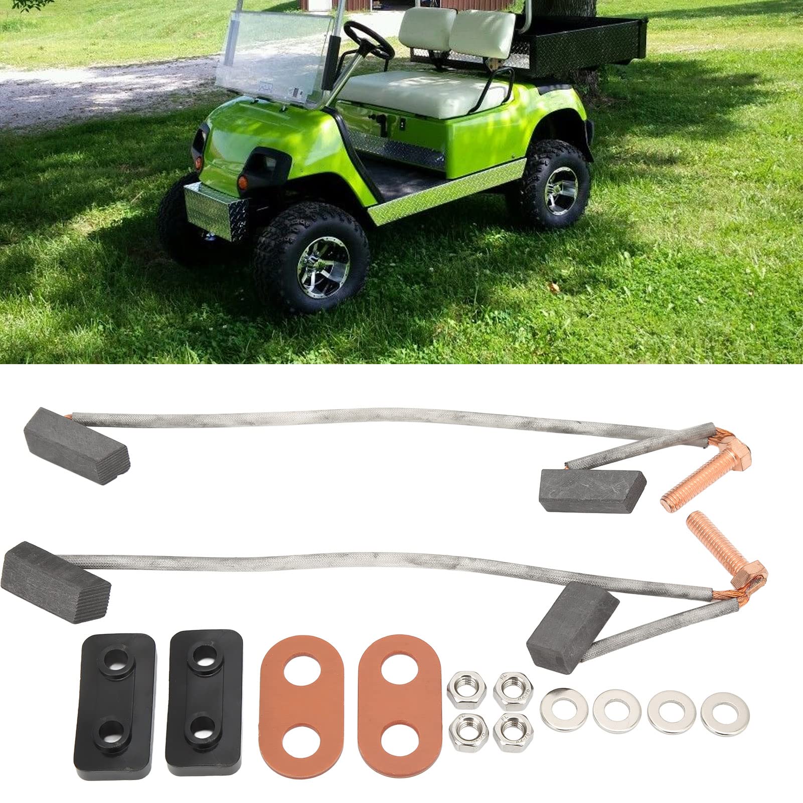 Kit Spazzola Motore Elettrico per Golf Cart Club Car 1017946 520108 102251901 Sostituzione per G8 G9 G14 G16 Elettrico 36V 48V GE
