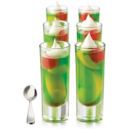 Libbey Just Desserts Parfait Glass with Minaiture Stainless Steel Spoon 25-Piece