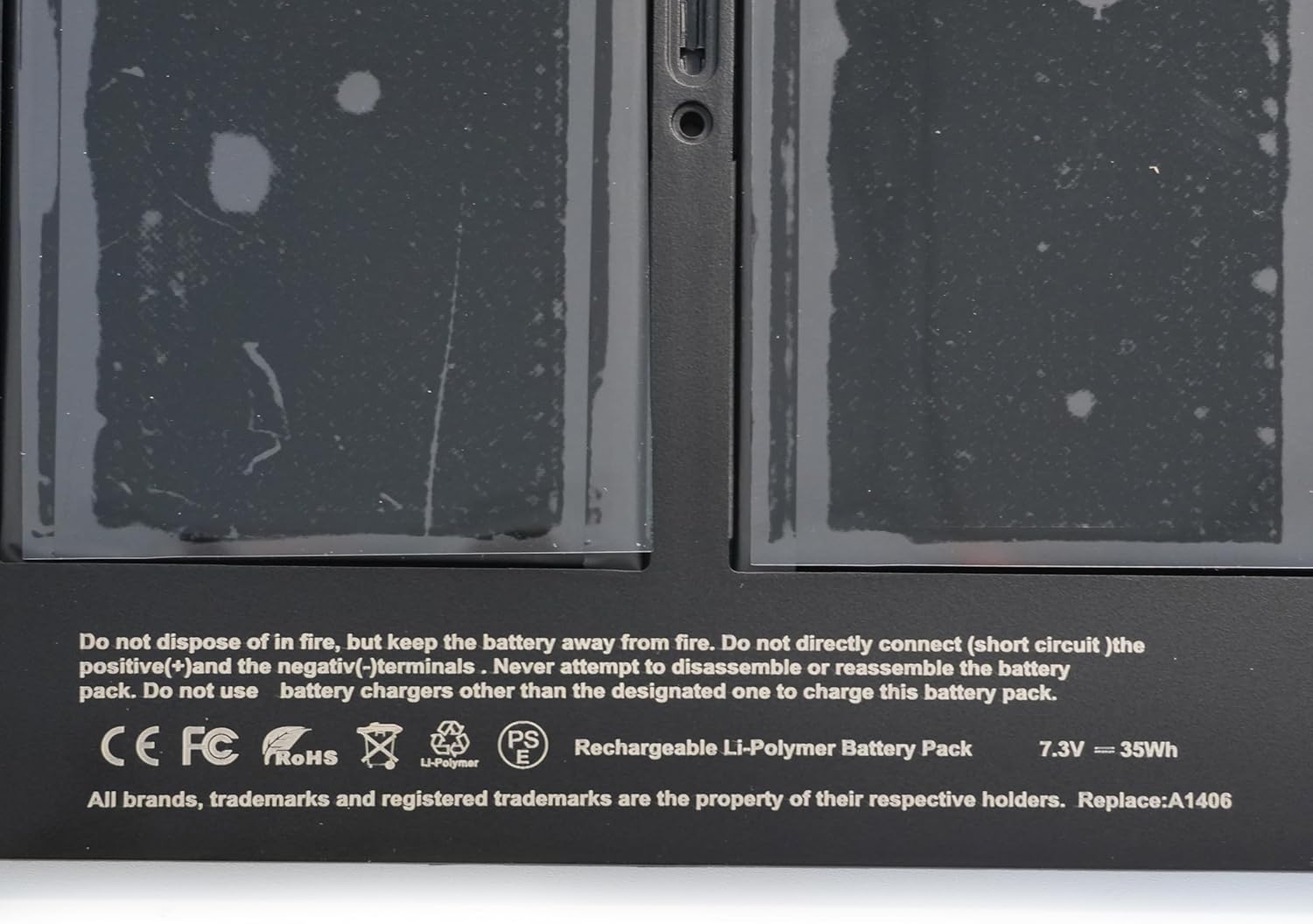 7.3V 35WH A1406 Replacement Laptop Battery Compatible with Apple MacBook Air 11" A1370 2011 A1465 2012 020-7376-A 020-7377-A MC968 MC969