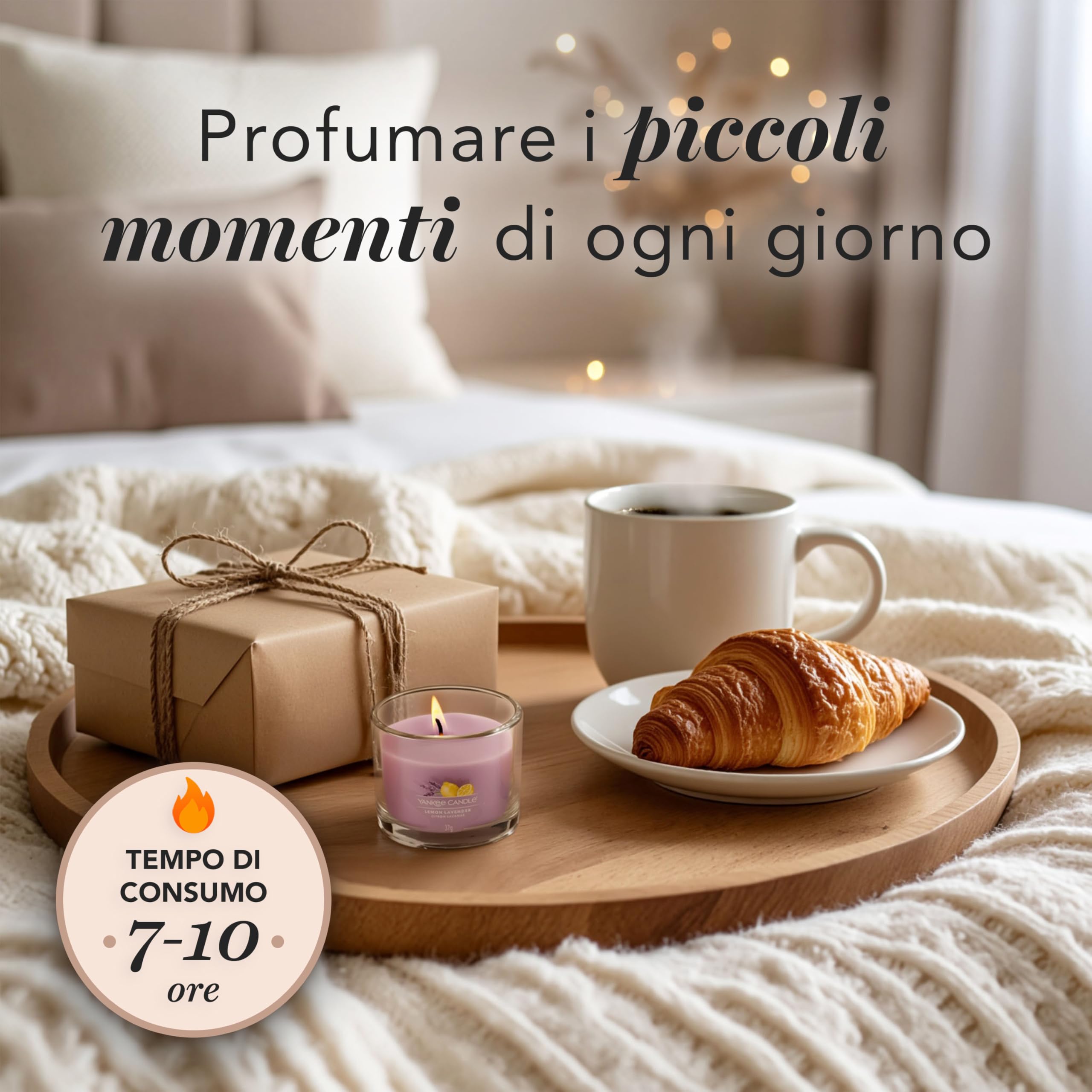 Yankee Candle Set regalo di candele profumate | 3 mini candele votive profumate | Miscela di cera di soia | Regali perfetti per le donne