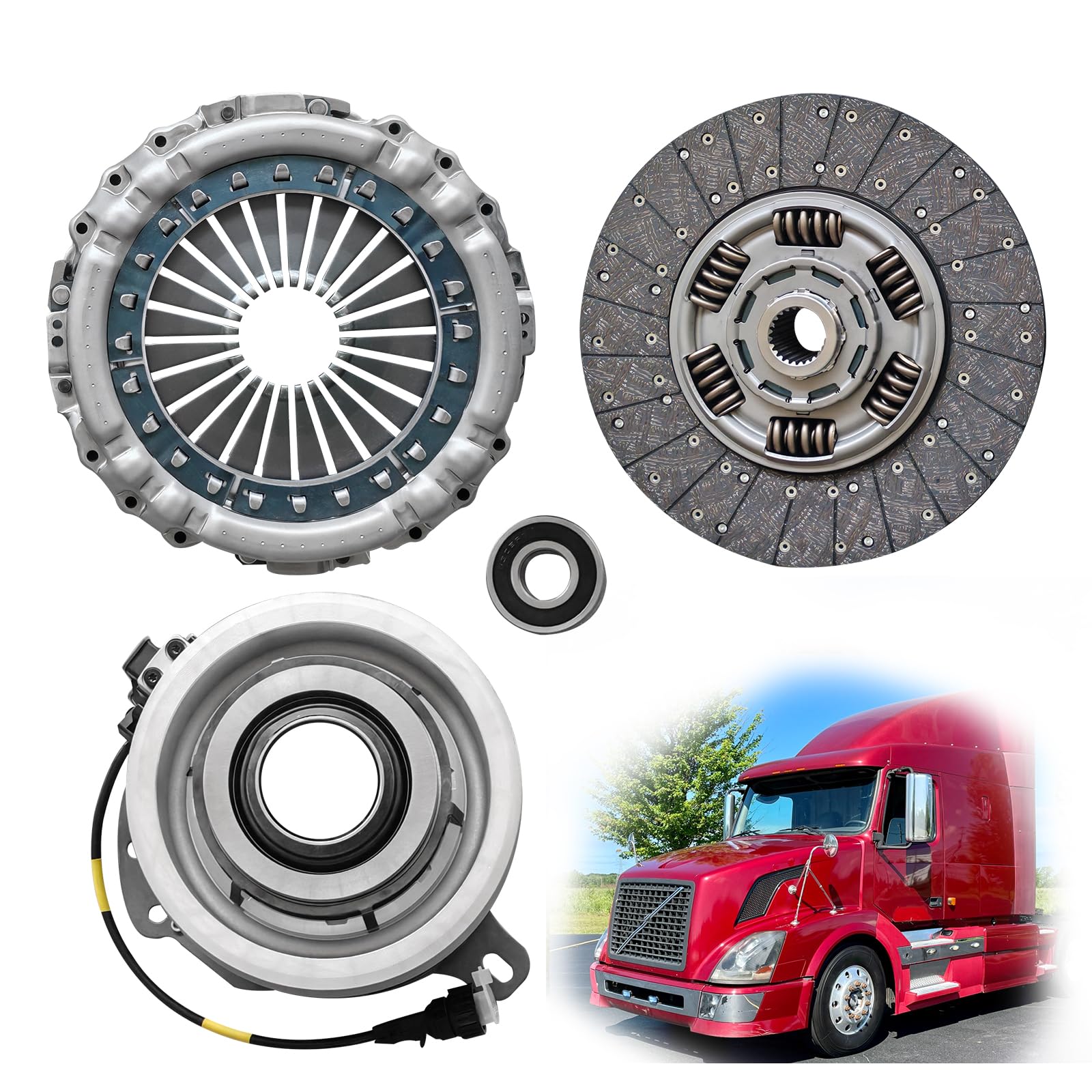 85002560 I-shift Transmission Clutch Kit Fits for 2011-2022 Volvo VNL Truck with D13 D16 Engine 20806454 21615194 23491400