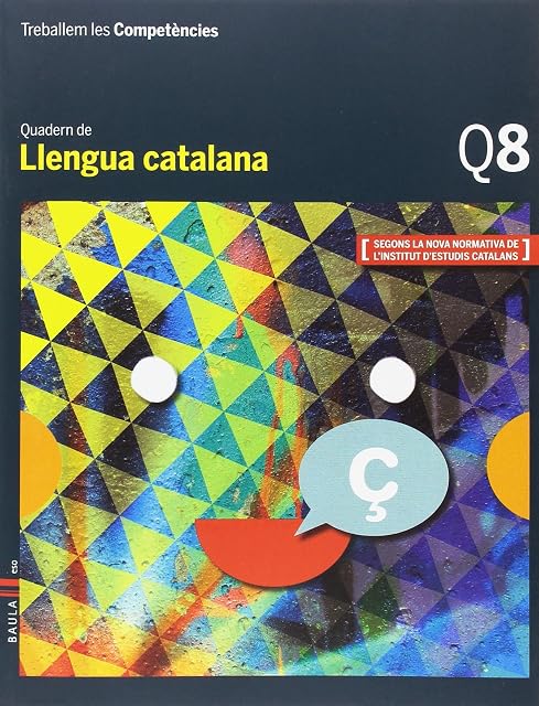 Portada de Treballem les Competències Q8 Llengua catalana ESO