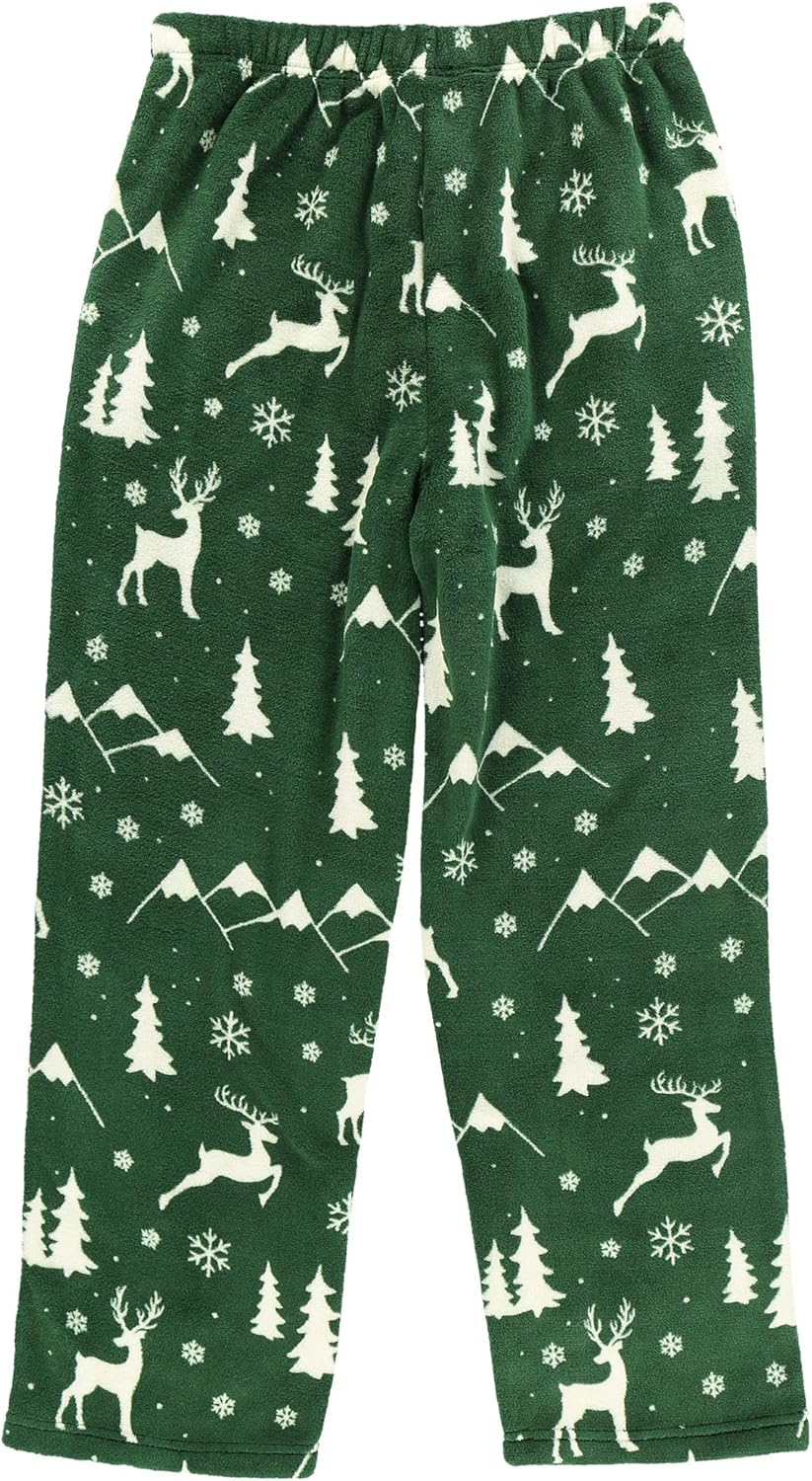 Lazy One Men's Fleece Pajama Pants, Nordic Fleece Pajama Bottoms for Men, Warm Pajama Pants - Image 4