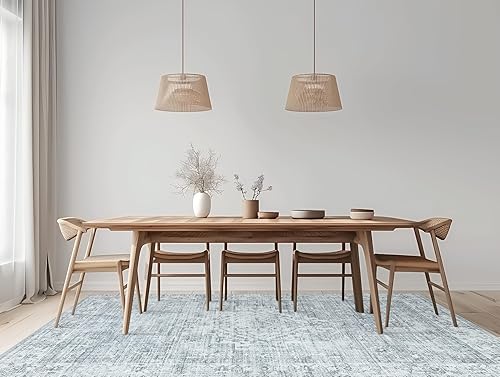 Miniatura 50 de LIVEBOX Alfombra lavable de 2 x 6 pies para baño, tapetes de cocina antideslizantes para entrada de piso, tapete bohemio para puerta delantera