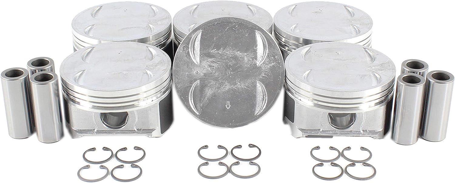 DNJ P263A.20 Oversize Piston Set for 2001-2010 Acura, Honda, Saturn MDX, Odyssey, Pilot 3.5L V6 24V SOHC 3474cc