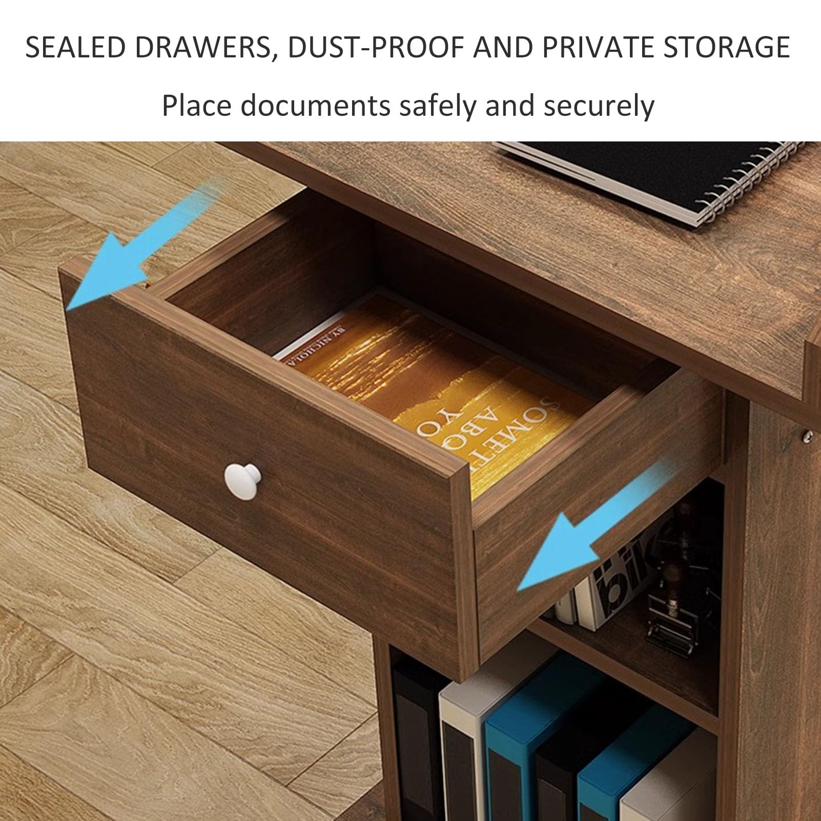 Adjuble Wooden Podium nd - Escritorio portátil para bodas, eventos y ceremonias - Plataforma de presentación Sp - Mesa de bienvenida ideal para invitados