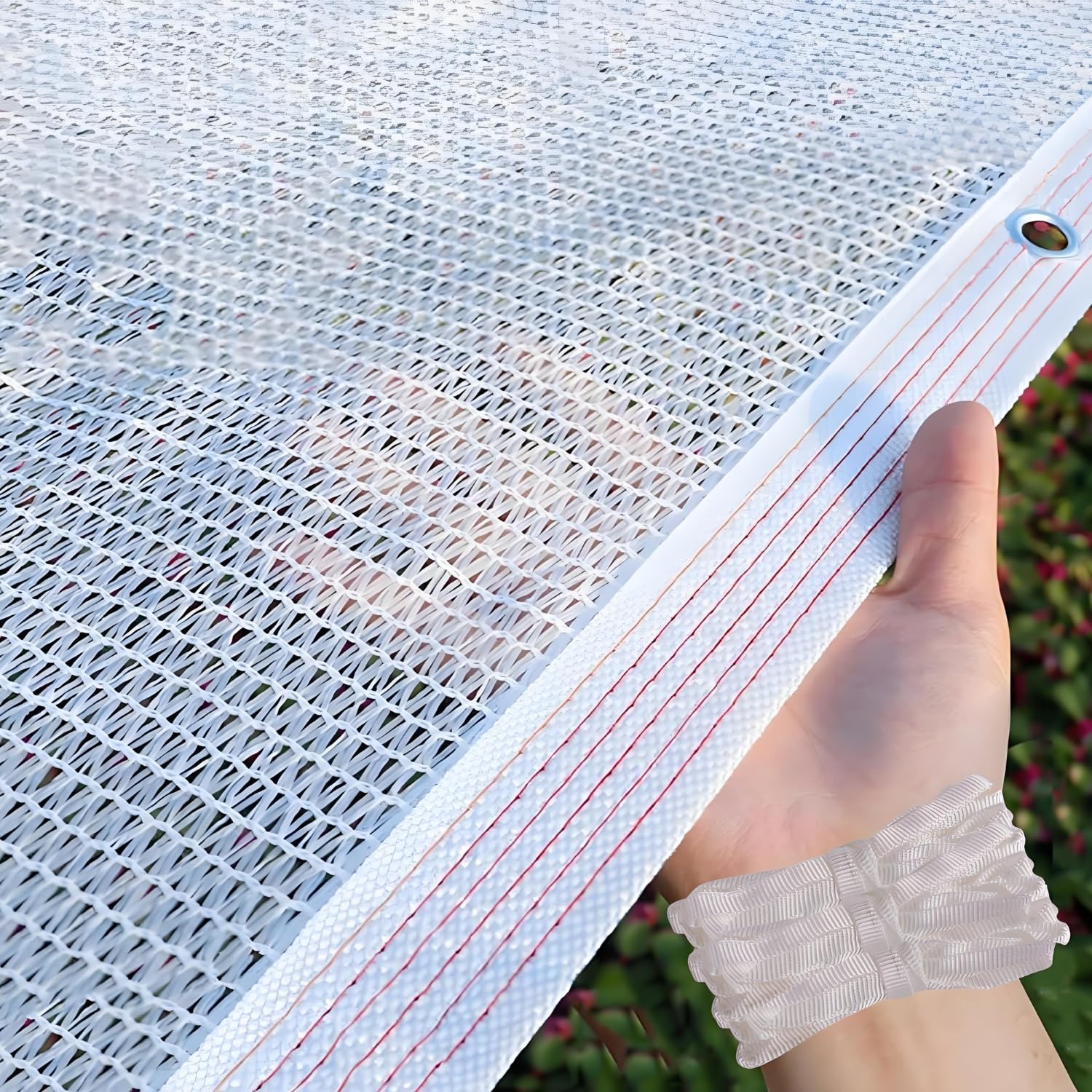 GJZQDKX Waterproof Shade Net Awning with Eyelets 90% UV Protection Ideal for Greenhouses (1.5m 12m) Sun Shade Solution (5.5 x 7m)