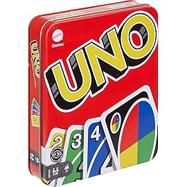 Mattel Games UNO Card Game in Travel & Storage Tin..