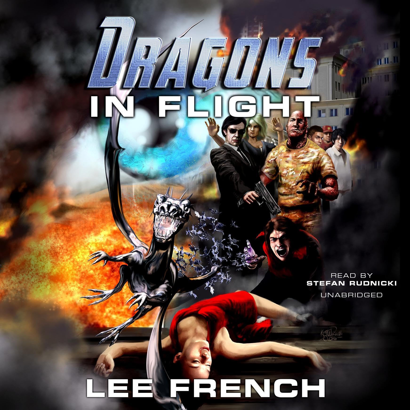 Cover art for Dragons in Flight