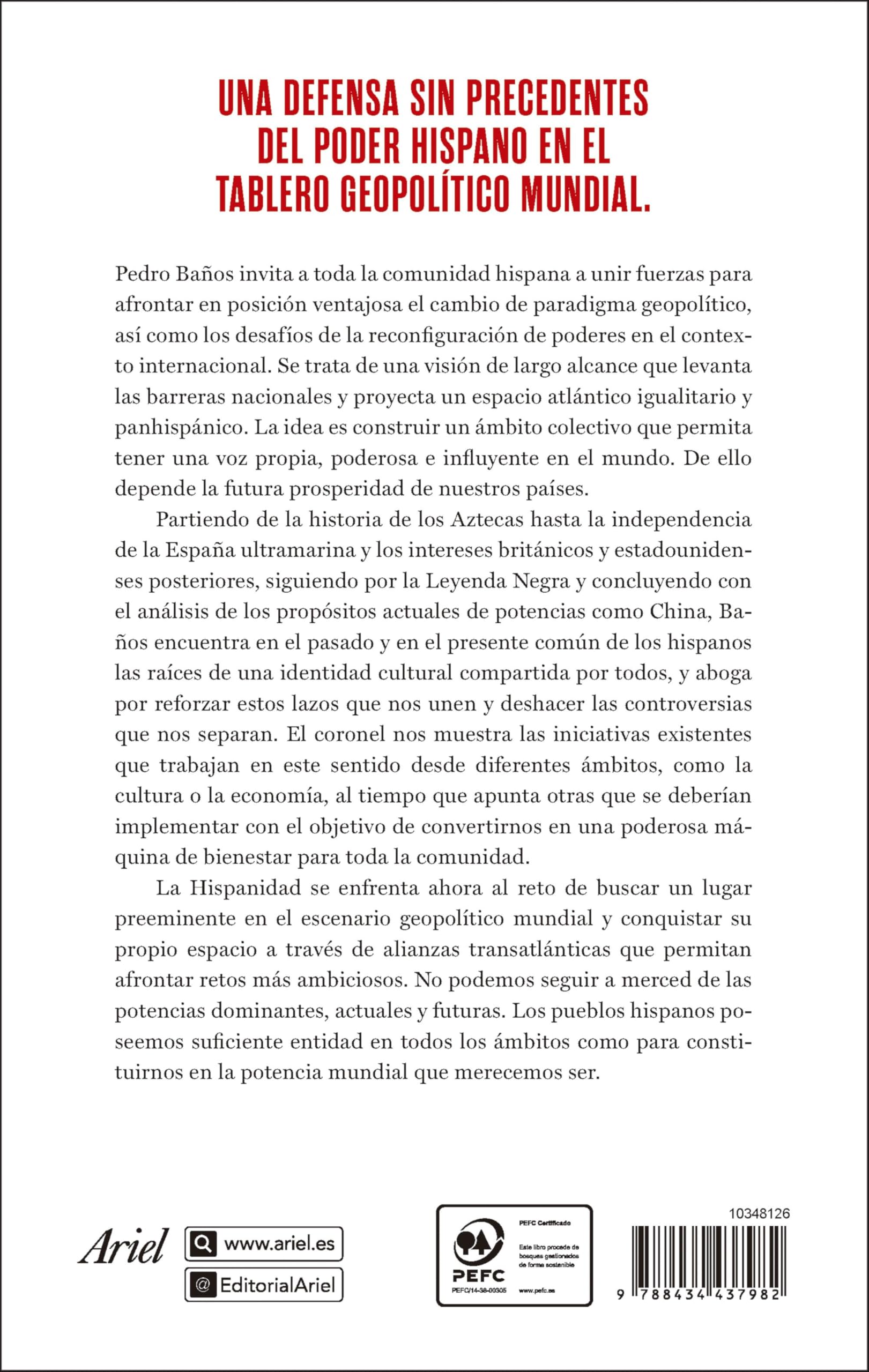 Geohispanidad: La potencia hispana en el nuevo orden geopolítico (Ariel)