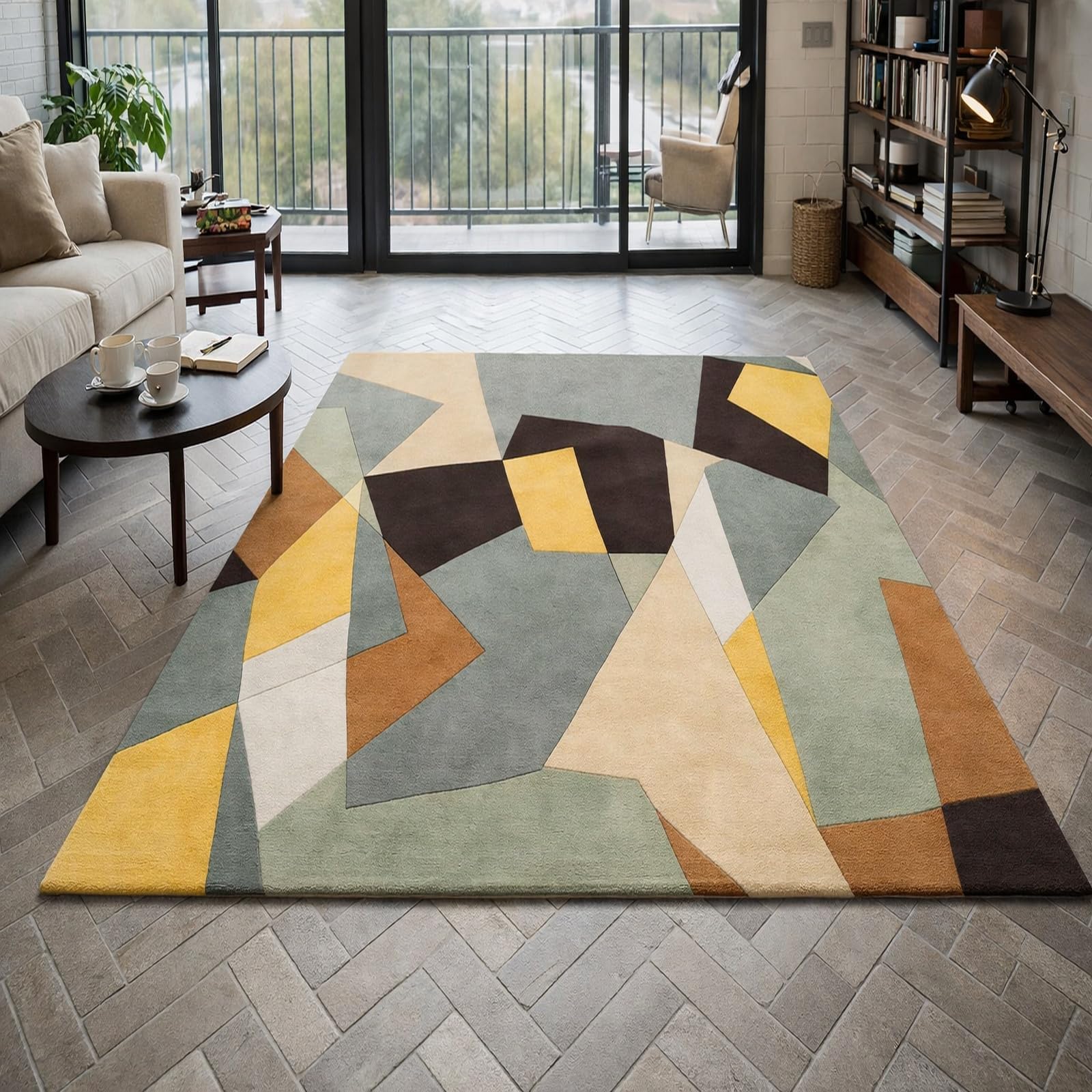 Tapis lavable antidérapant grand format fini les glissades dans le salon