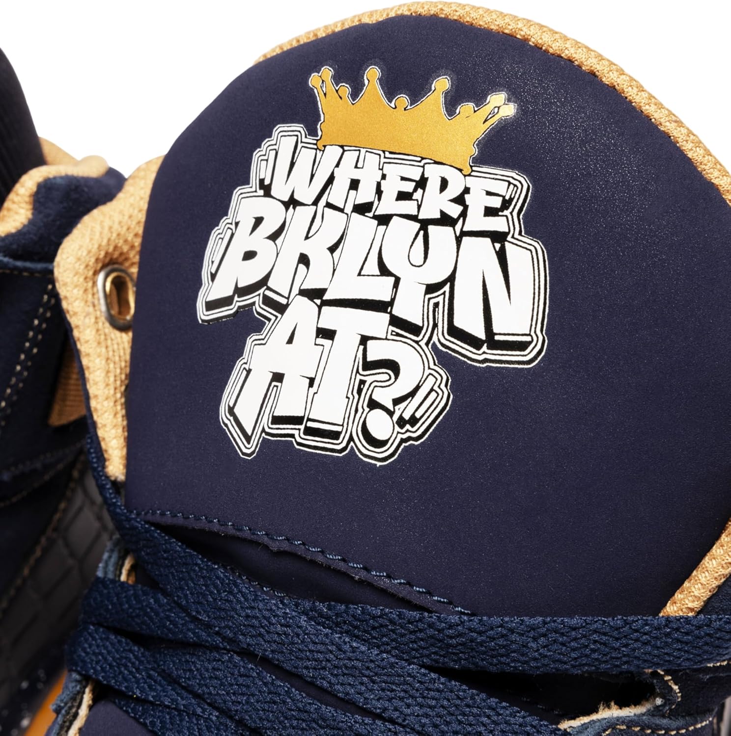 Ewing Patrick Athletics 33 HI Navy/Gold Where Brooklyn at?