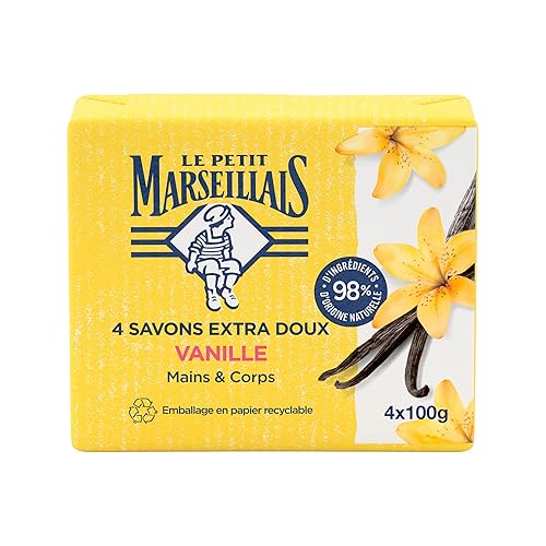 Le Petit Marseillais | Savon Extra Doux Vanille (lot de