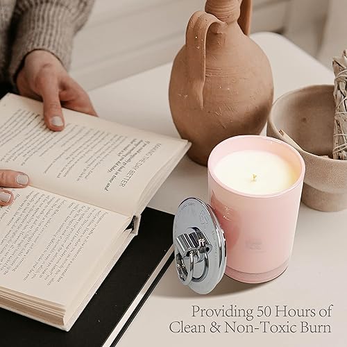 Miniatura 6 de Vela perfumada de lujo, velas de aromaterapia vertidas a mano para el hogar, perfumadas 100% naturales de cera de soja vegana, tapa de metal, vela,